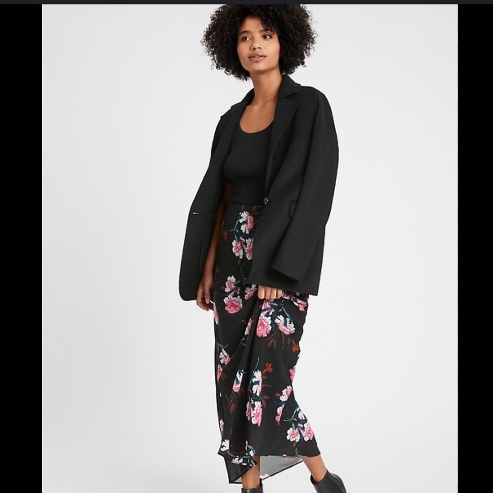 Banana Republic Floral Maxi Skirt